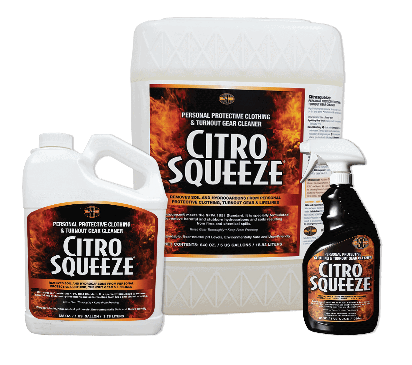 Citrosqueeze® PPE & Turnout Gear Cleaner | Ready Rack